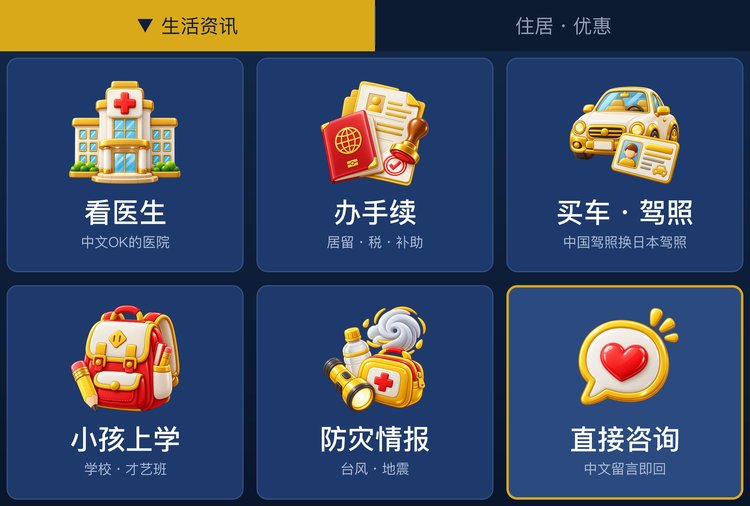 哈啰熊本 LINE菜单